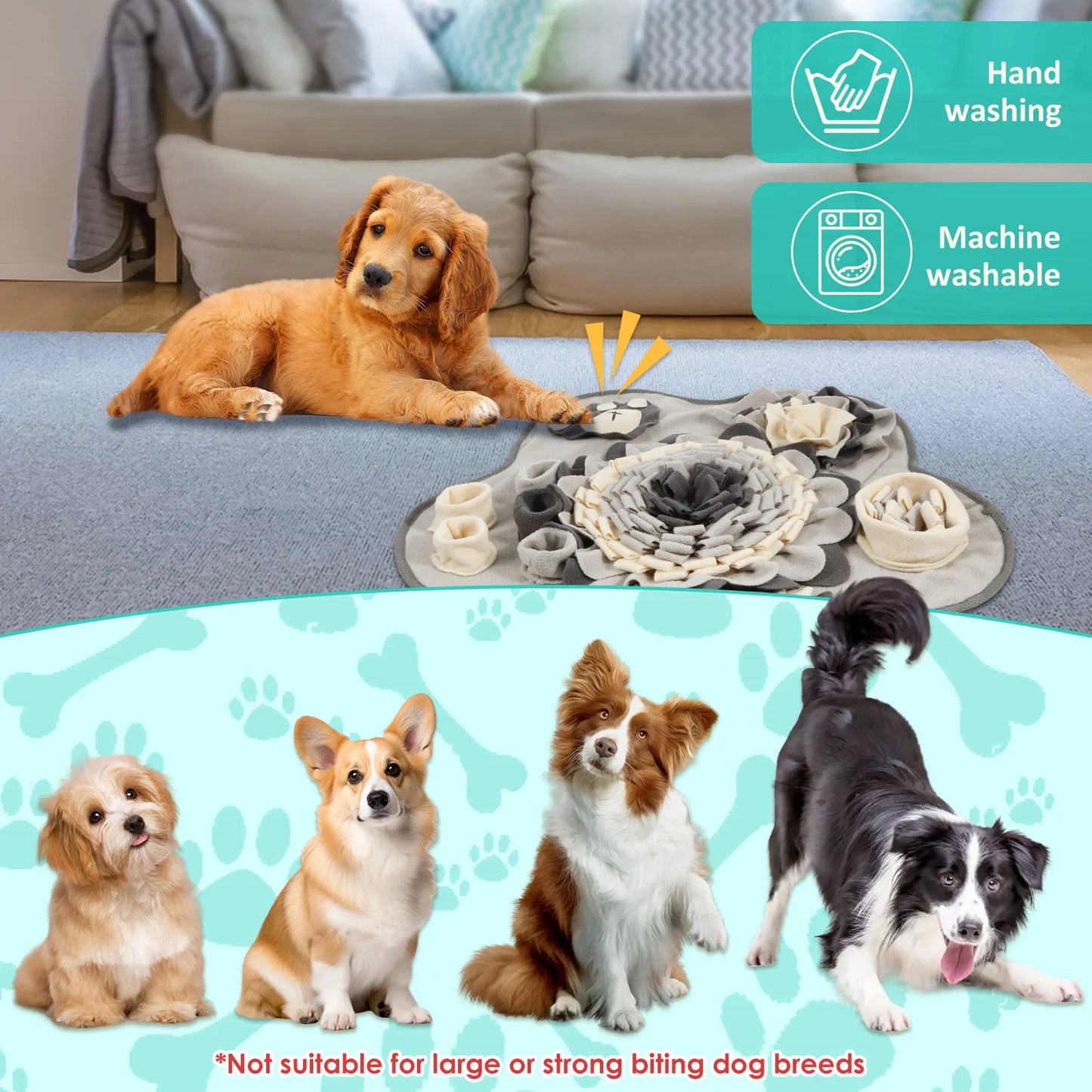 Dog Snuffle Mat Pet Toys