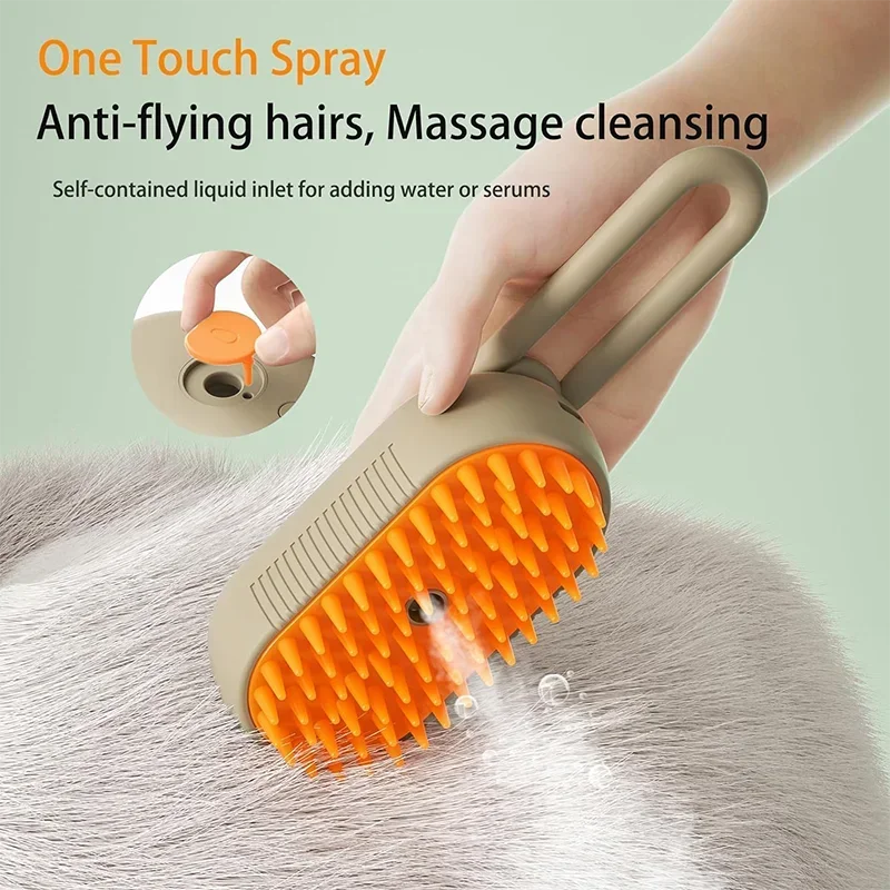 Pet Spray Hair Comb Pet Hair Remover Cleaning Brush