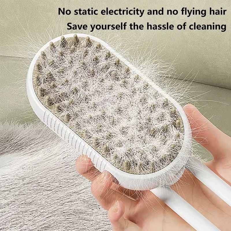 Pet Spray Hair Comb Pet Hair Remover Cleaning Brush