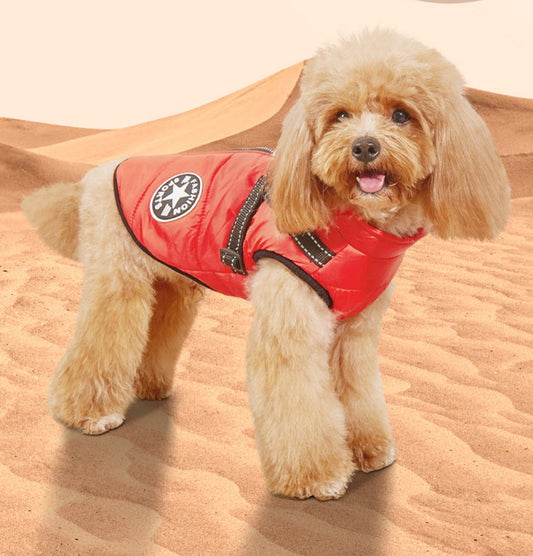 CuteTailStory® Dog Winter Jacket With Harness