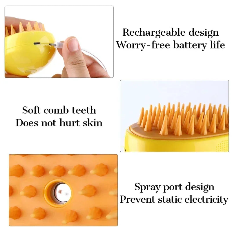 CuteTailStory® 3 in 1 Cat Brush