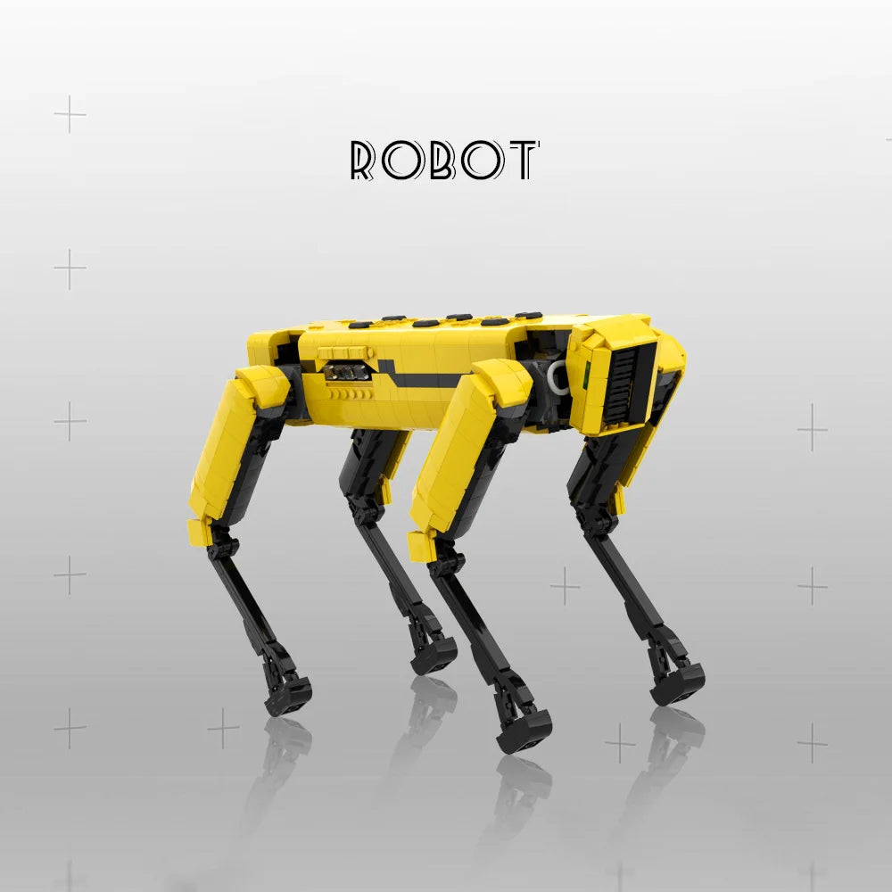 Gobricks MOC Boston Dynamics Robot Building Blocks Model Smart Technology Robot Dog