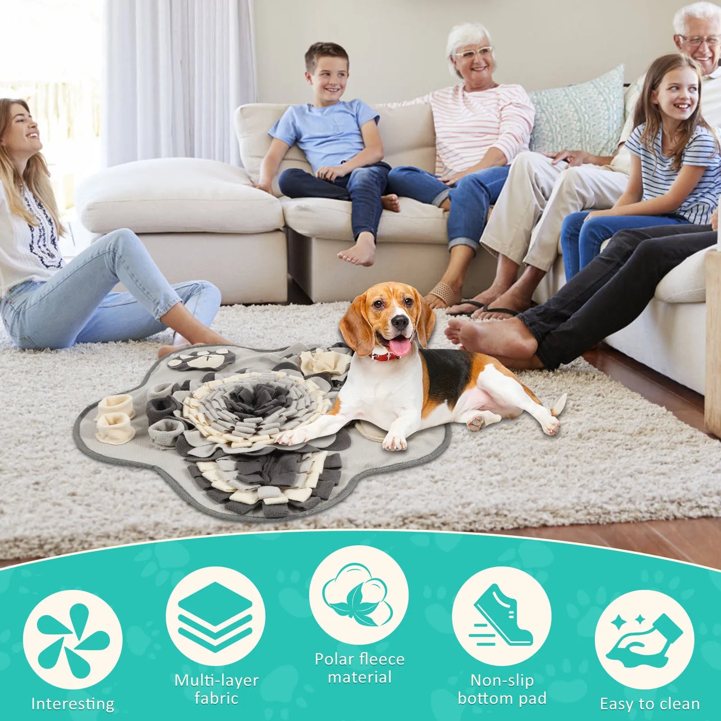 Dog Snuffle Mat Pet Toys