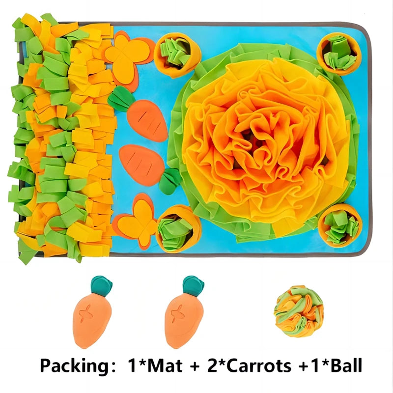 Large Pet Foraging Mat Interactive Dog Toy Sniff and Treat Mat for Dogs