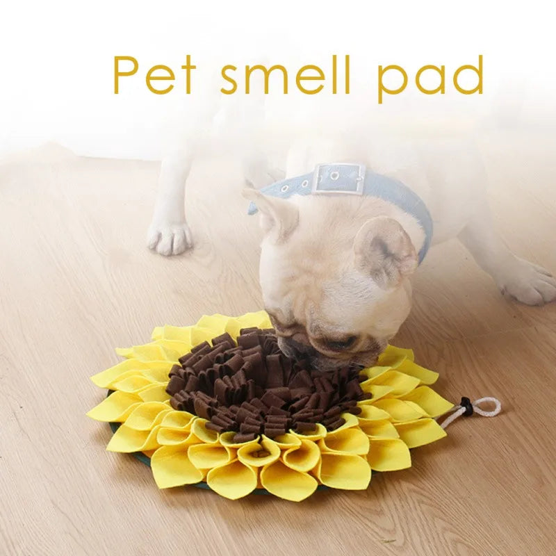 Dog Sniffing Mat Pet Feeding Mat Dog Training Pad Sniffing Mat Encourages Natural
