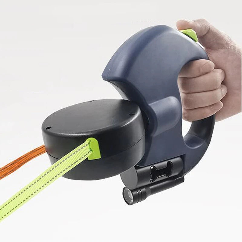 With Light Walk Automatic 2 Way Dog Leash Pet Supplies