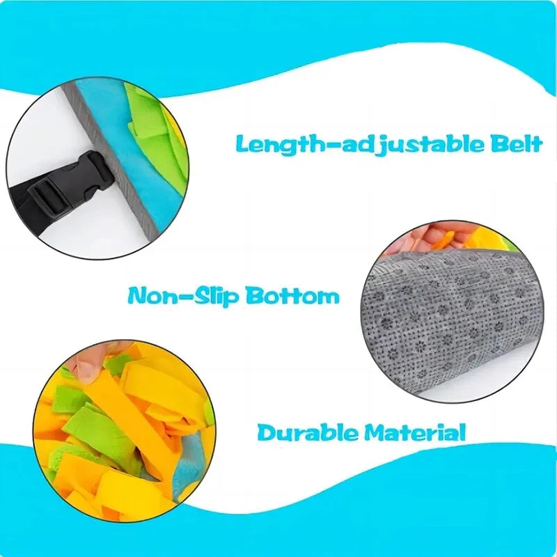 Large Pet Foraging Mat Interactive Dog Toy Sniff and Treat Mat for Dogs