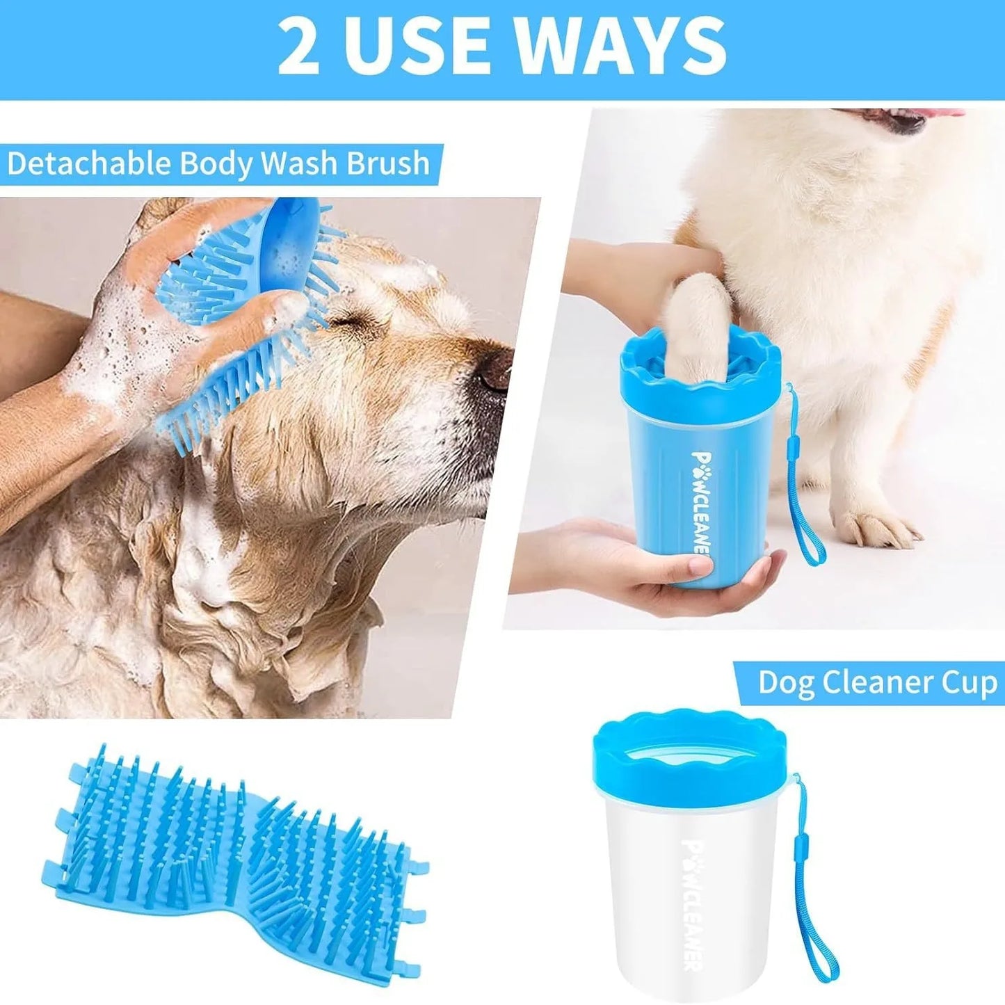 Hot selling dog and cat foot wash cup