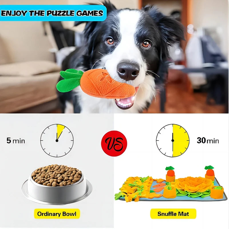 Large Pet Foraging Mat Interactive Dog Toy Sniff and Treat Mat for Dogs