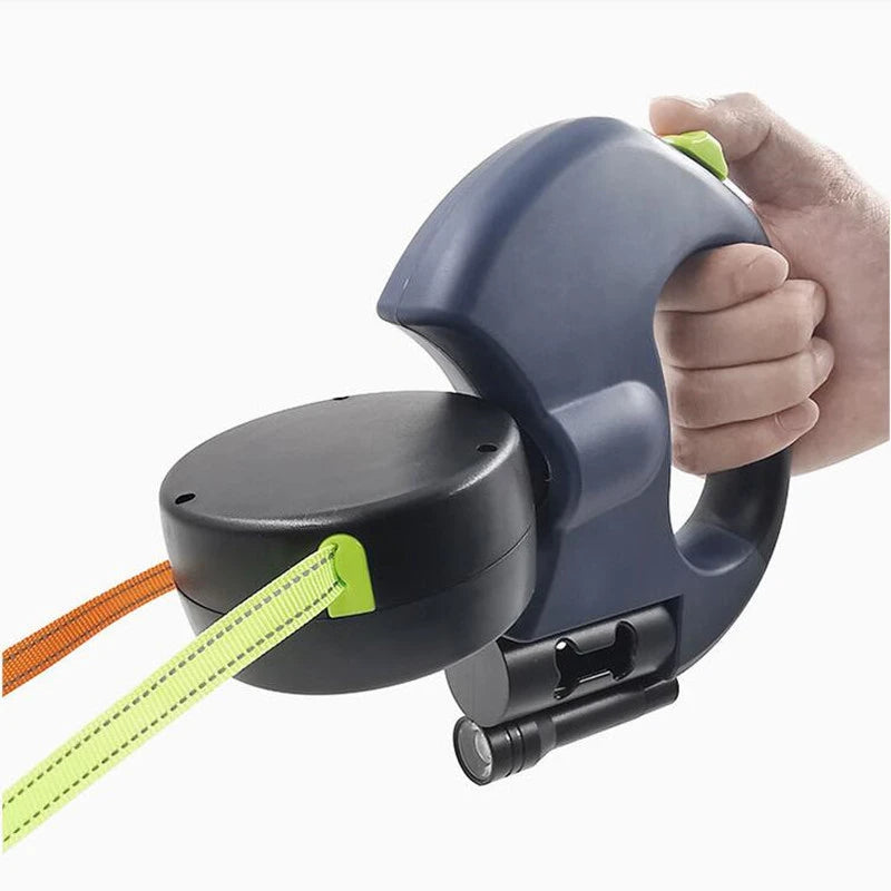 With Light Walk Automatic 2 Way Dog Leash Pet Supplies