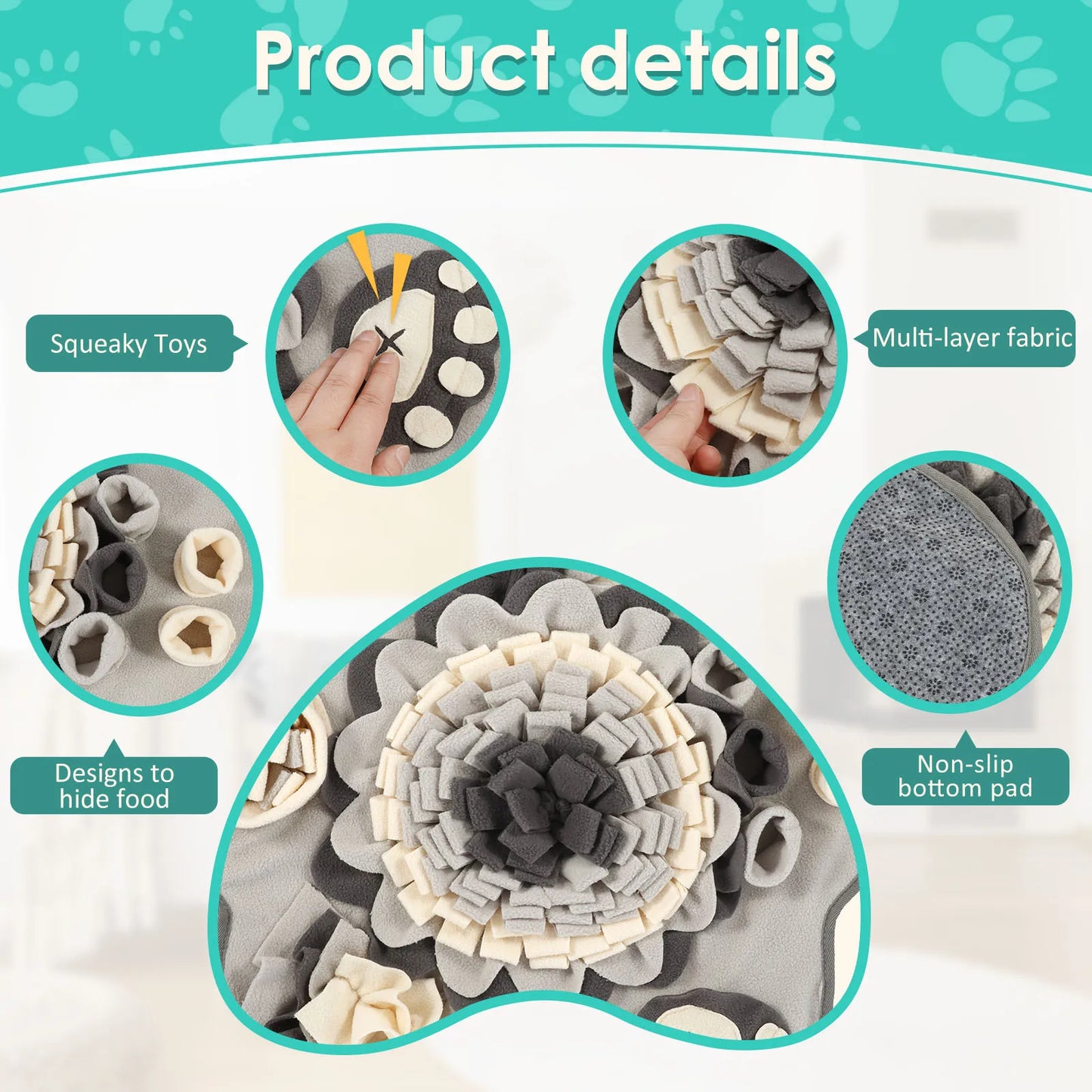 Dog Snuffle Mat Pet Toys