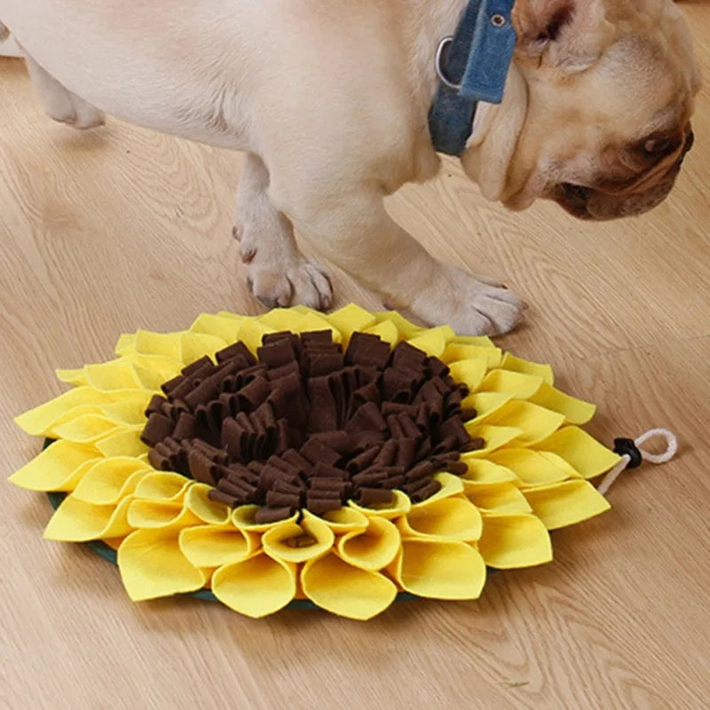Dog Sniffing Mat Pet Feeding Mat Dog Training Pad Sniffing Mat Encourages Natural