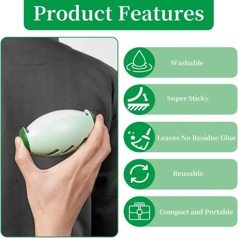Washable Lint Remover Clothes Roller Portable Pet Hair Remover