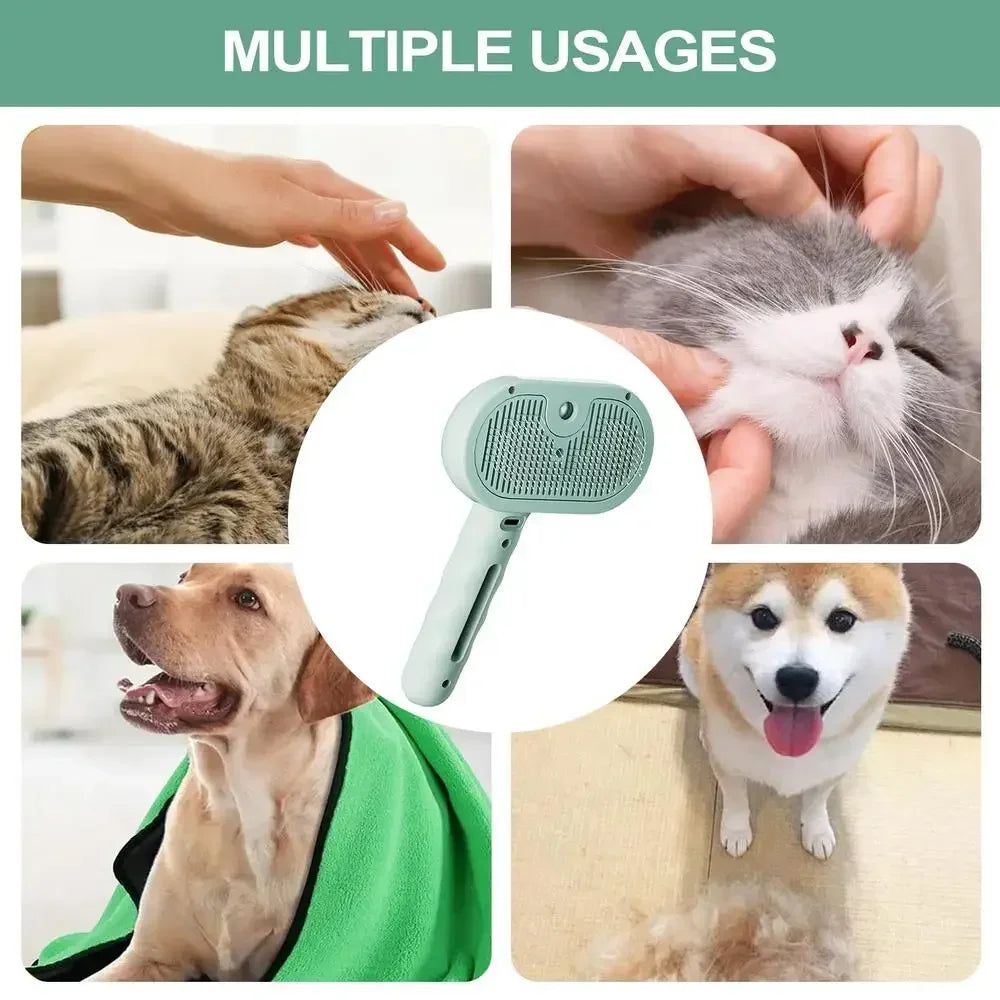 Pet Spray Hair Comb Pet Hair Remover Cleaning Brush