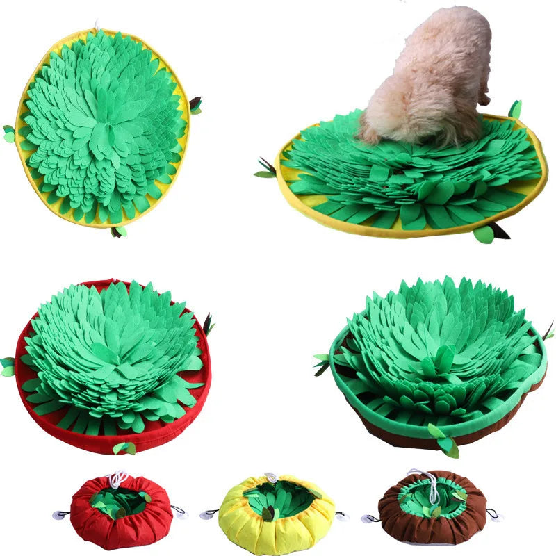 Pet Dog Snuffle Mat Nose Smell Training Sniffing Pad