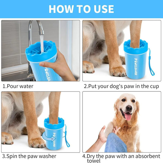 Hot selling dog and cat foot wash cup