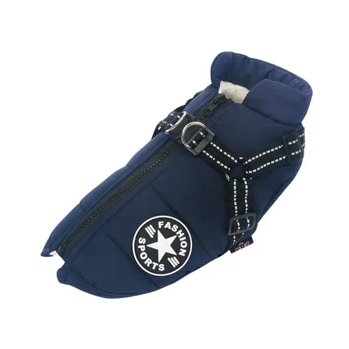 CuteTailStory® Dog Winter Jacket With Harness