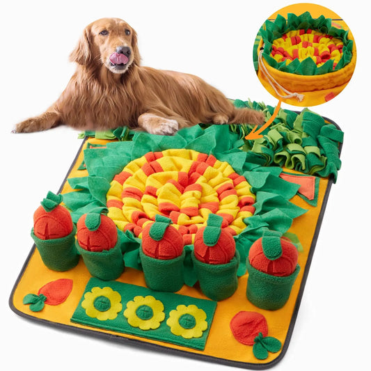 70x50cm Pulling Carrots Style Dog Exercise Snuffle Mat Ow Food Blanket Sniffing