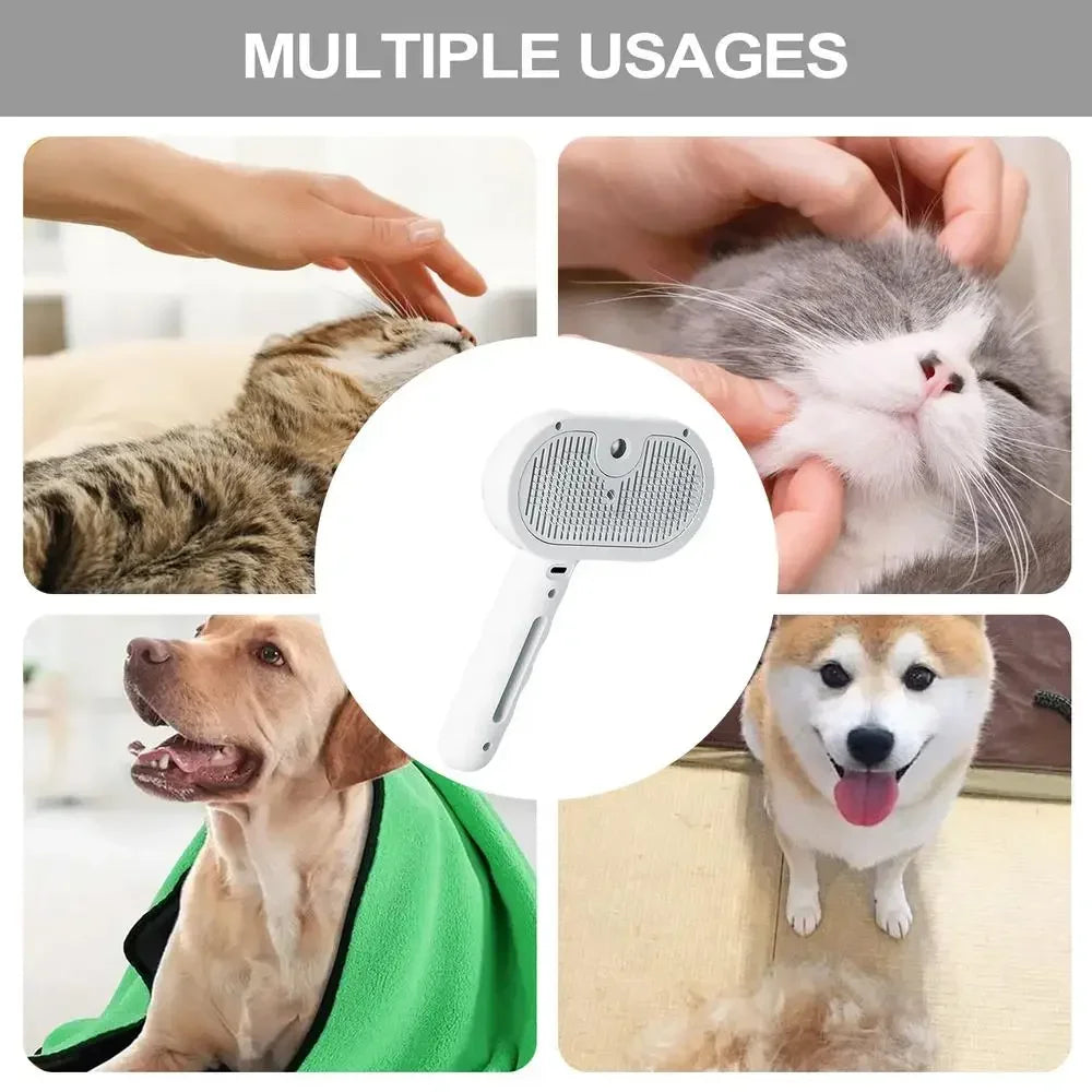 Pet Spray Hair Comb Pet Hair Remover Cleaning Brush