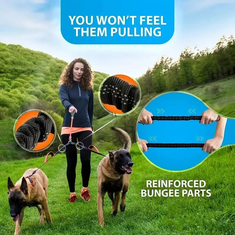 Dual Dog Leash Coupler