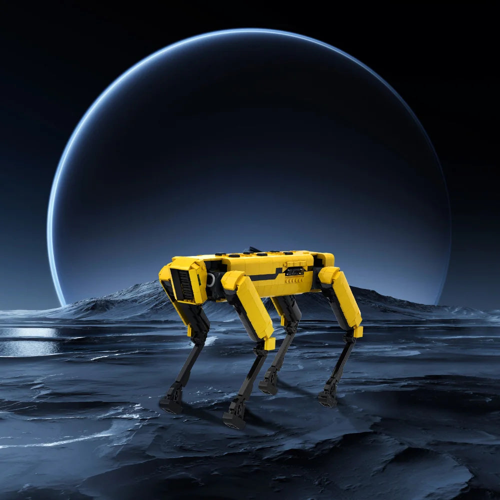 Gobricks MOC Boston Dynamics Robot Building Blocks Model Smart Technology Robot Dog