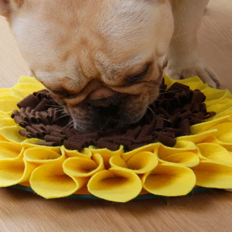 Dog Sniffing Mat Pet Feeding Mat Dog Training Pad Sniffing Mat Encourages Natural