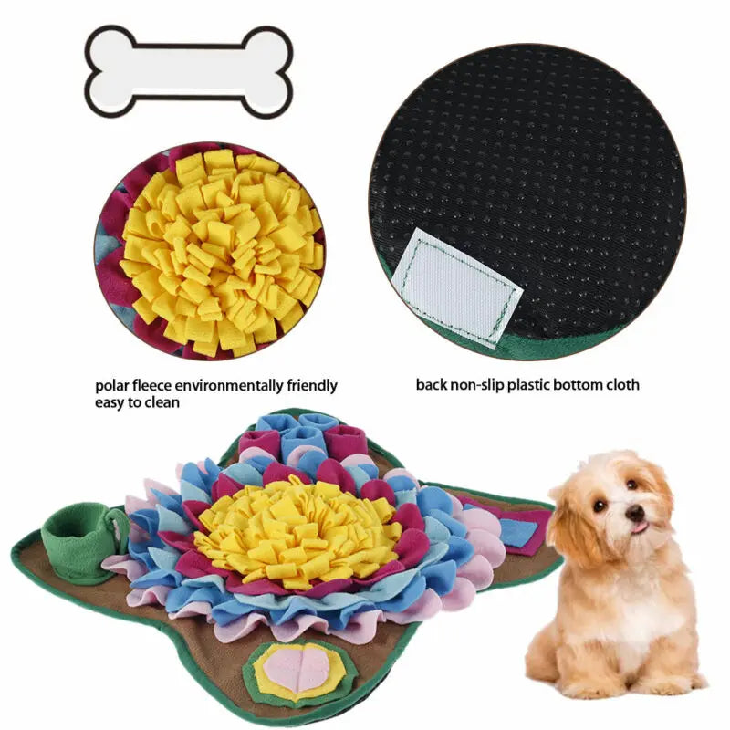 Pet Dog Snuffle Mat Nose Smell Training Sniffing Pad