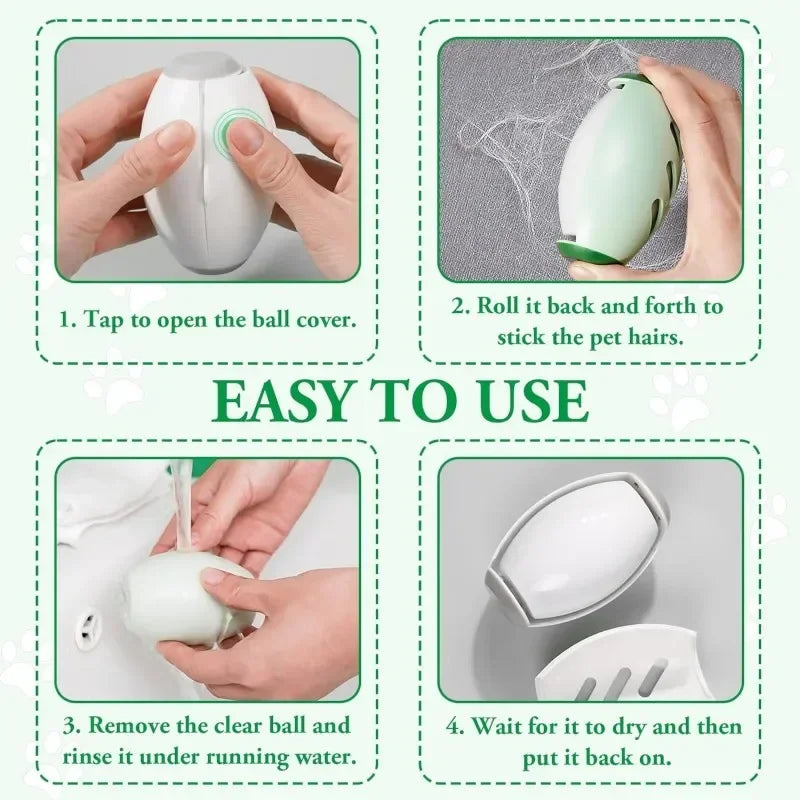 Washable Lint Remover Clothes Roller Portable Pet Hair Remover