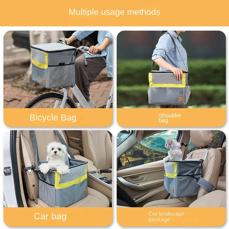 CuteTailStory® Pet Bicycle Basket